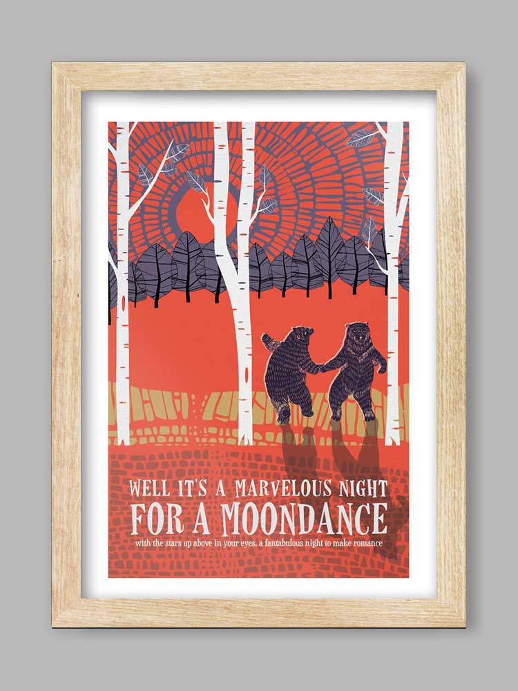 Moondance - Music Print