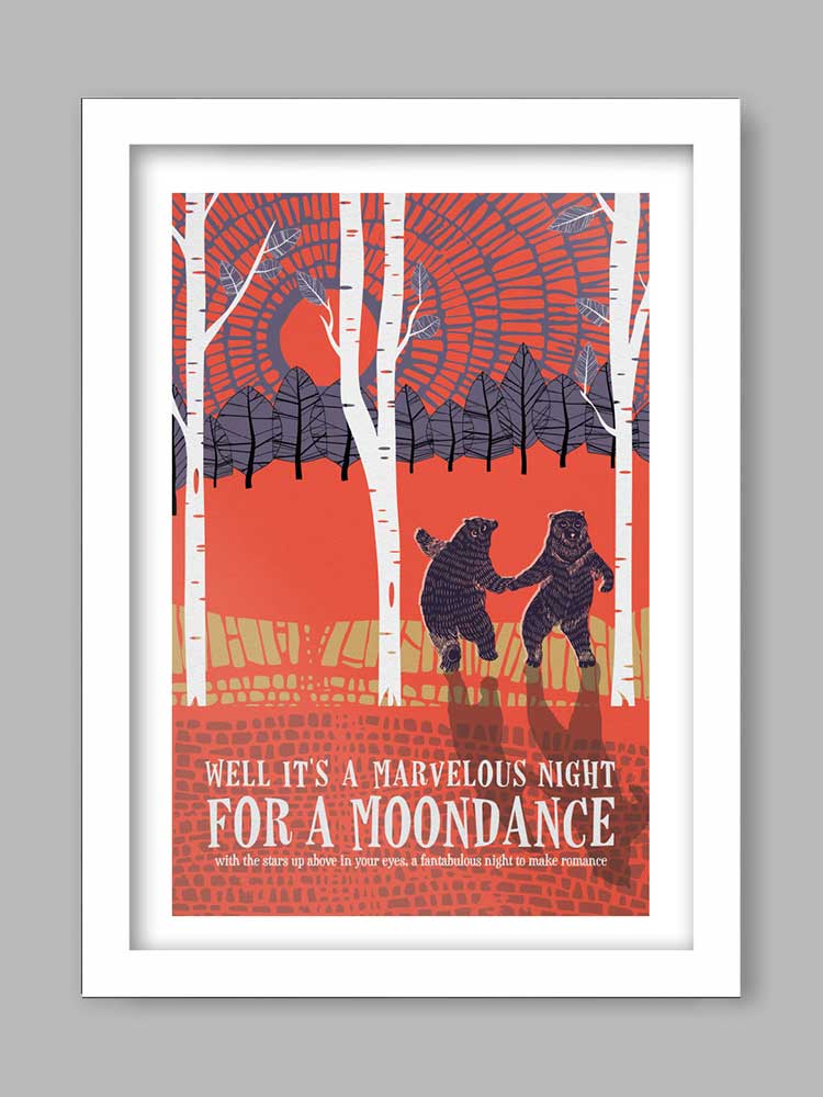 Moondance - Music Print