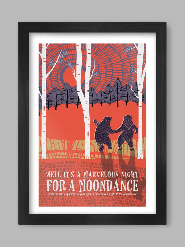 Moondance - Music Print