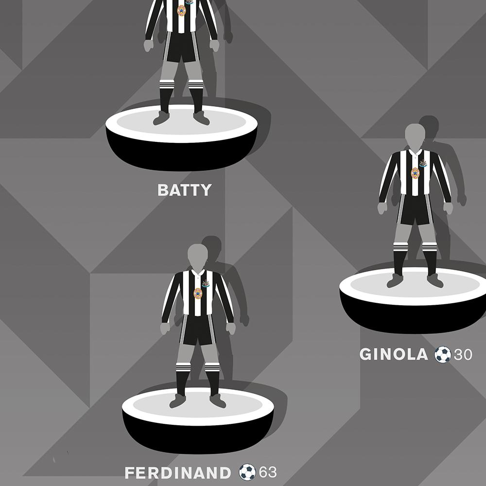 Newcastle United 96 - Football Print