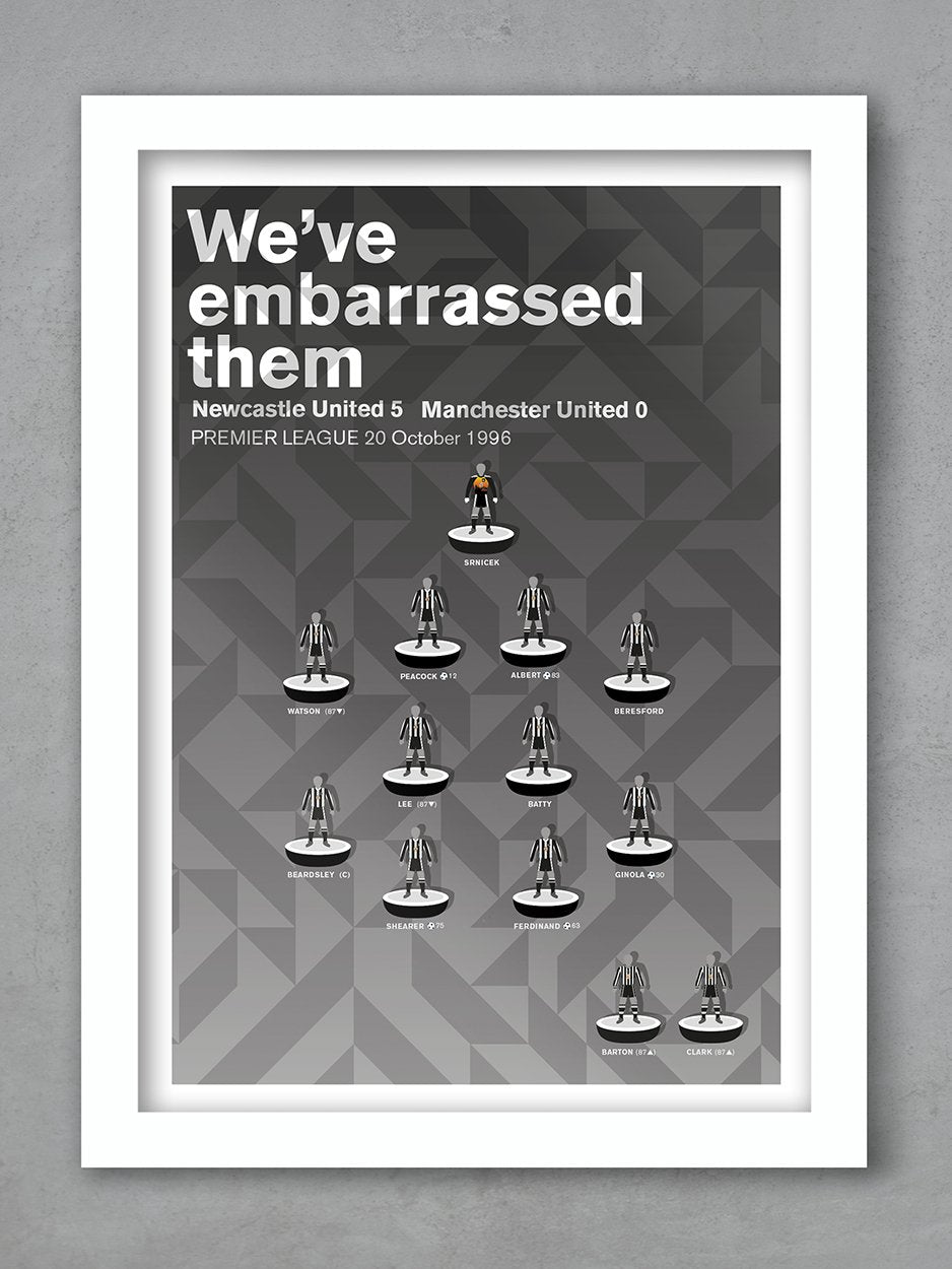 Newcastle United 96 - Football Print
