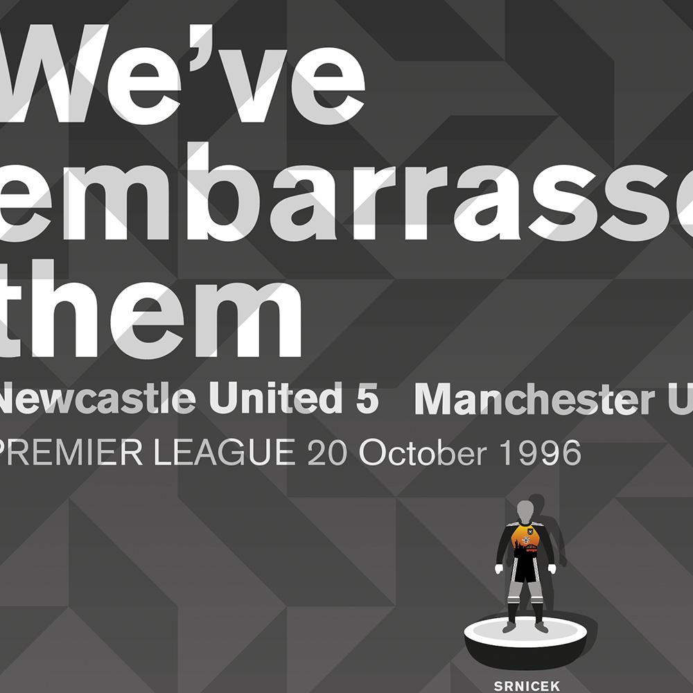Newcastle United 96 - Football Print