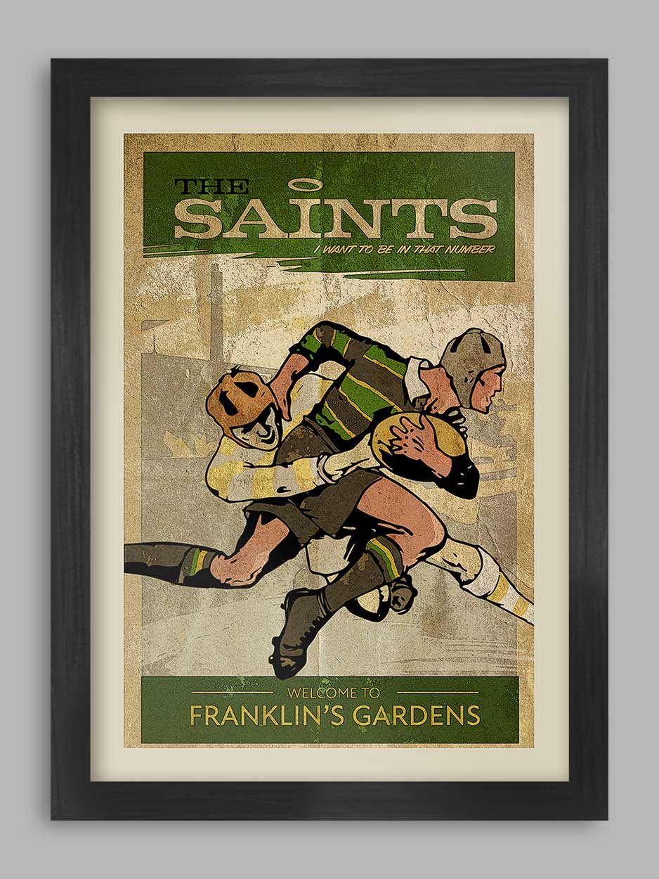 Northampton Saints - Rugby Print