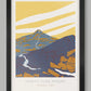 North York Moors National Park - Poster Print. Established in 1952, The North York Moors covers large parts of North Yorkshire, with the area famous for its large collection of fossils.