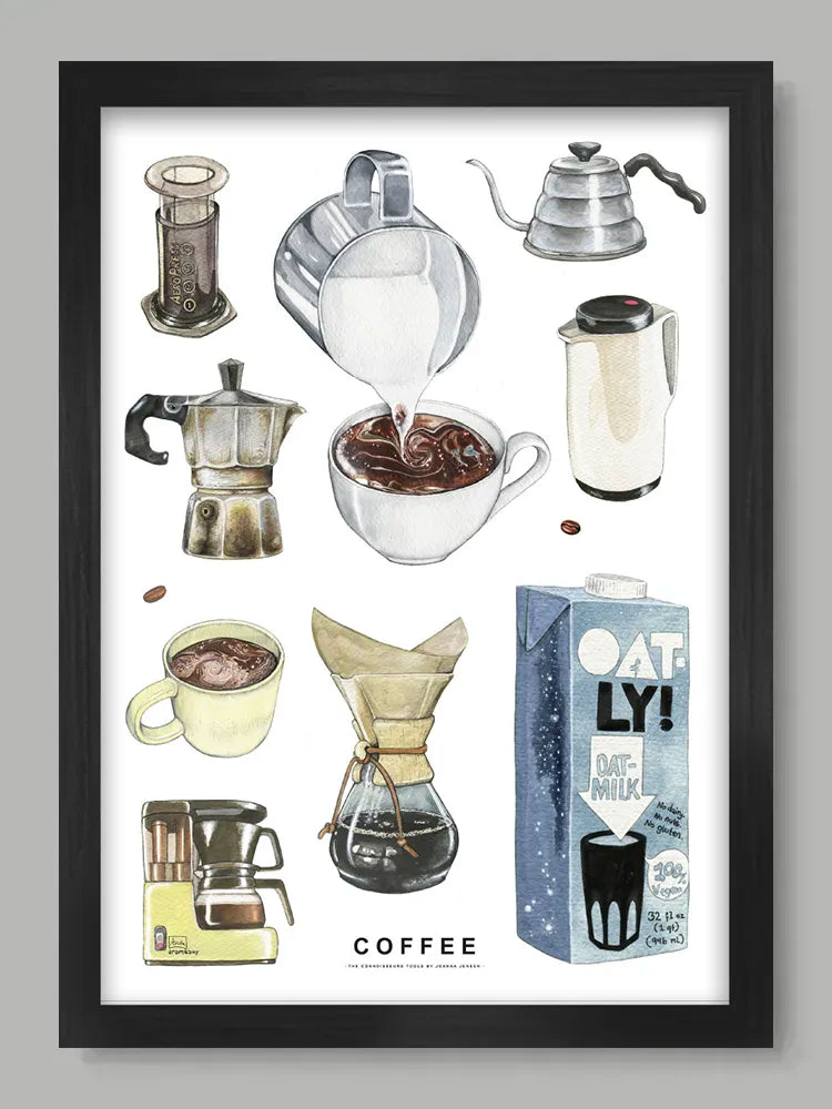 Oatly Coffee Print