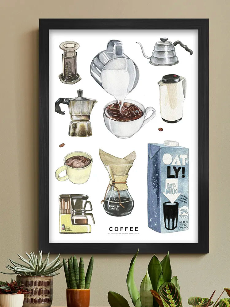 Oatly Coffee Print