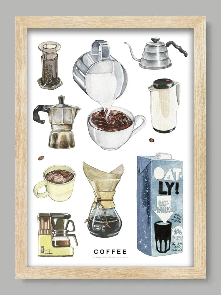 Oatly Coffee Print