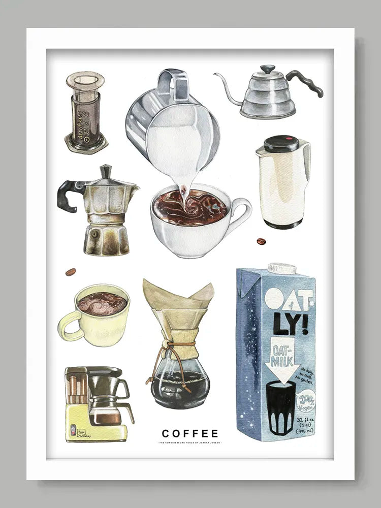 Oatly Coffee Print
