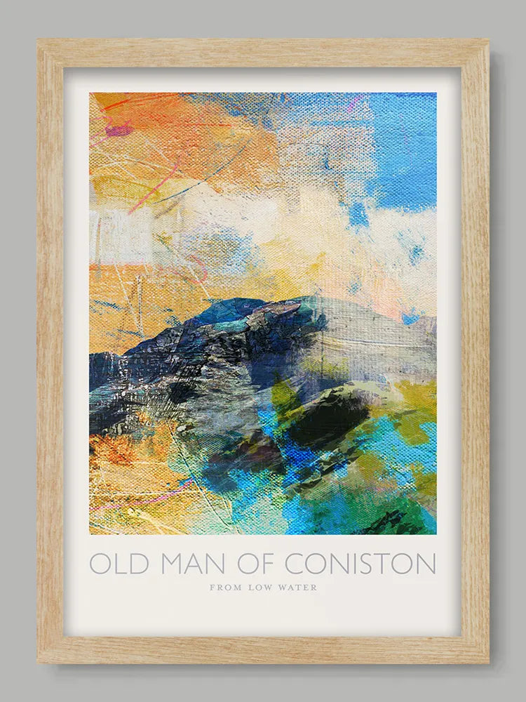 Old Man of Coniston from Low Water - Lake District Print