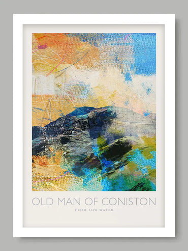 Old Man of Coniston from Low Water - Lake District Poster Print