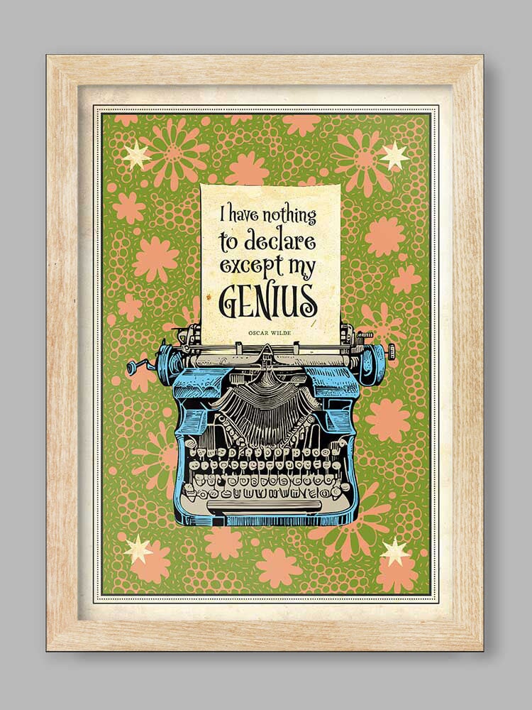 Oscar Wilde Literary Quote Print