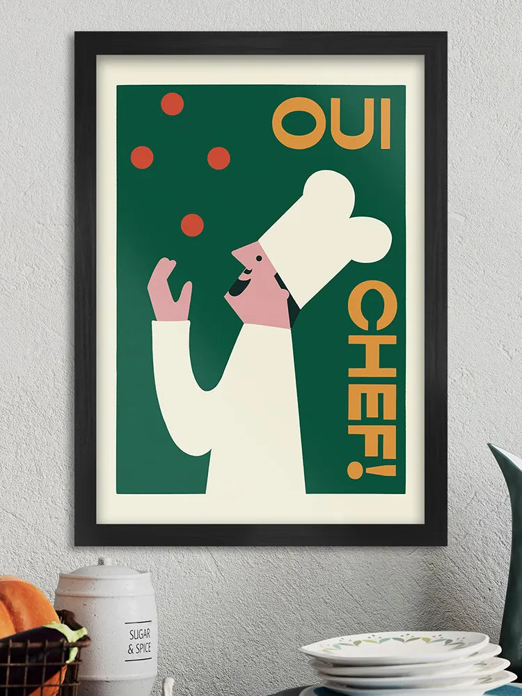 Oui Chef Print