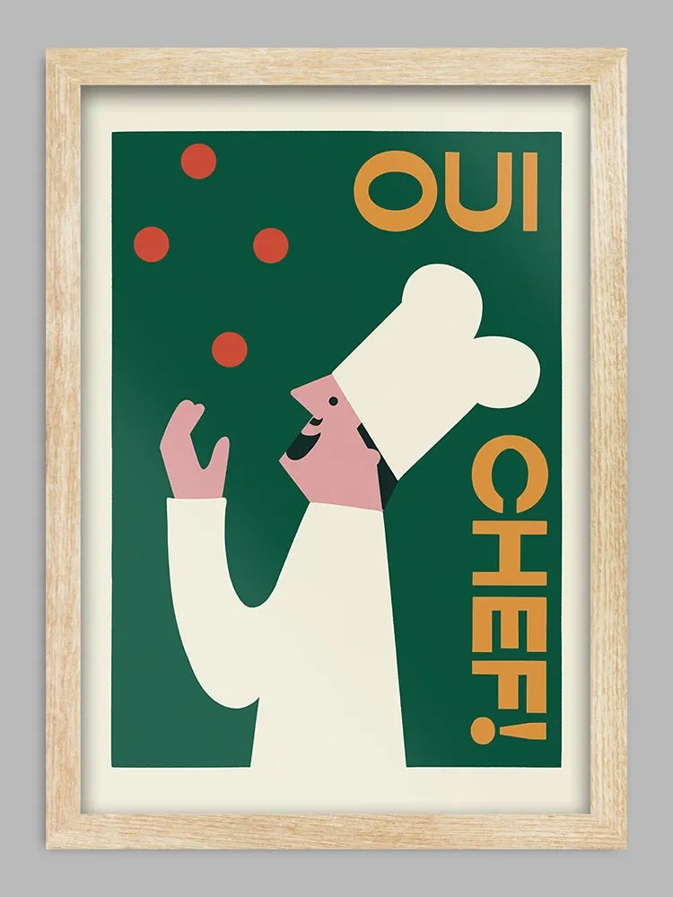 Oui Chef Print