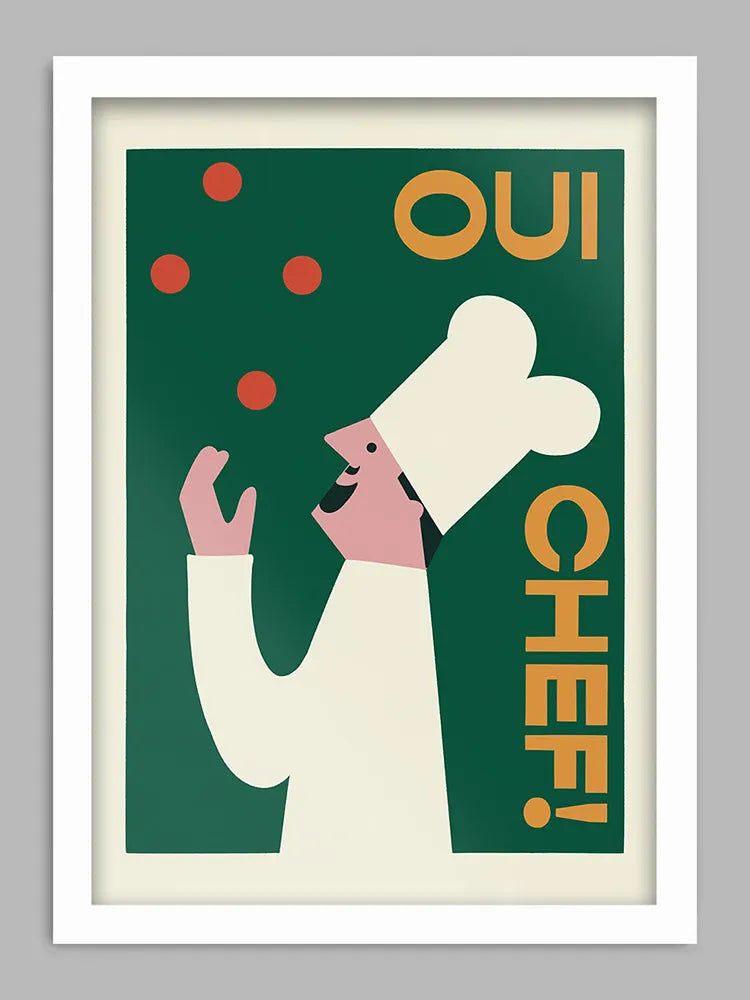 Oui Chef Print