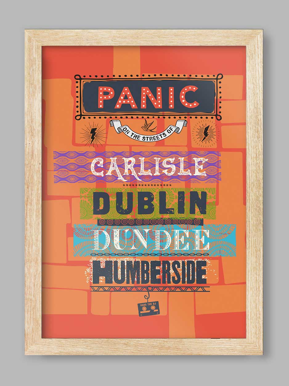 Panic - Music Print