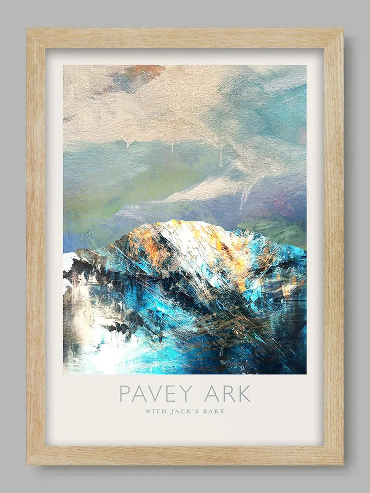 Pavey Ark with Jack's Rake - Lake District Print