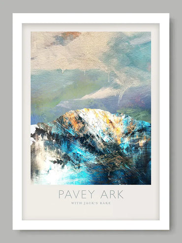 Pavey Ark with Jack's Rake - Lake District Poster Print