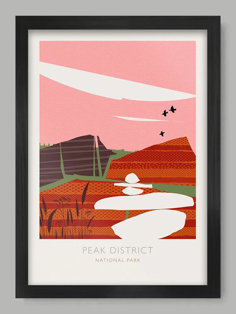 Peak District National Park - Poster Print. Established in 1951, the Peak District was britain's first National Park.
