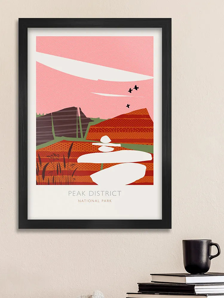 Peak District National Park - Poster Print. Established in 1951, the Peak District was britain's first National Park.
