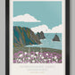 Pembrokeshire Coast National Park - Poster Print. Established in 1952, it sits at the far south west coast of Wales.