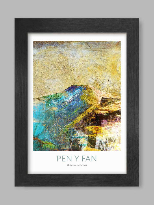 Pen Y Fan Welsh 3 peaks Challenge - Poster Print A4