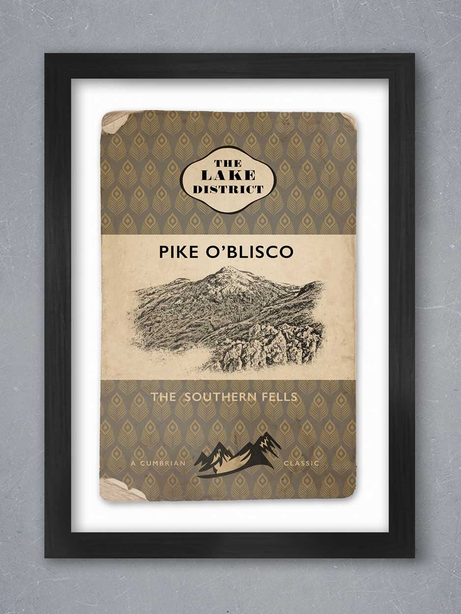 Pike o'Blisco Cumbrian Classic - Lake District Print