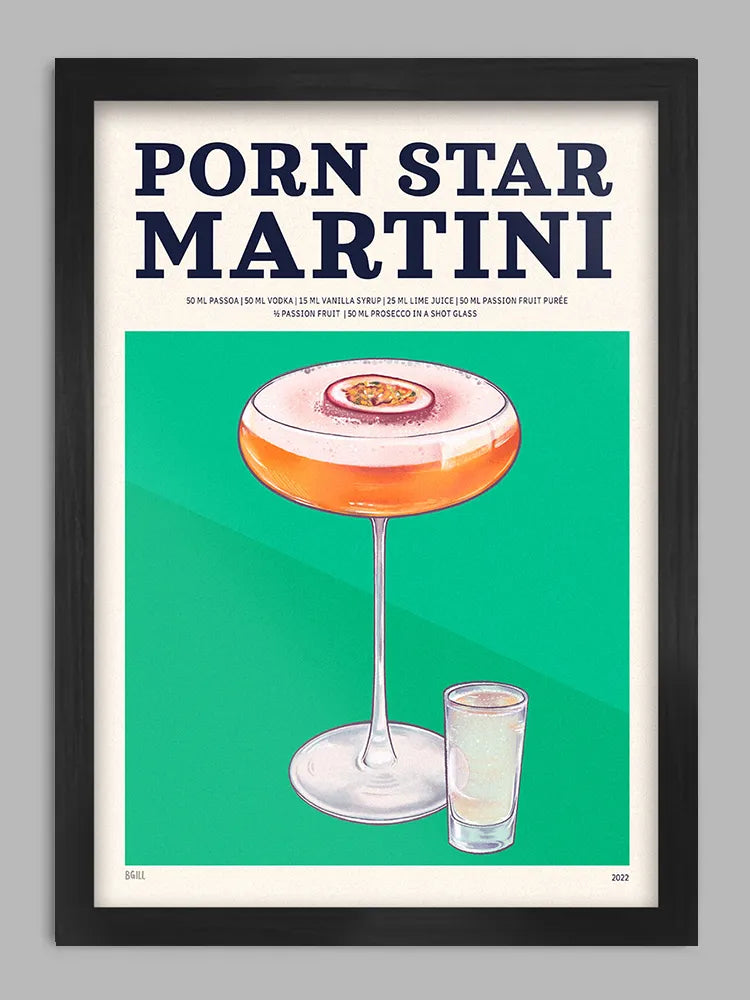 Pornstar Martini Print