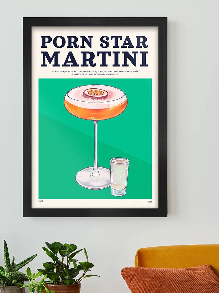 Pornstar Martini Print