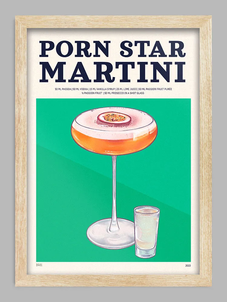 Pornstar Martini Print