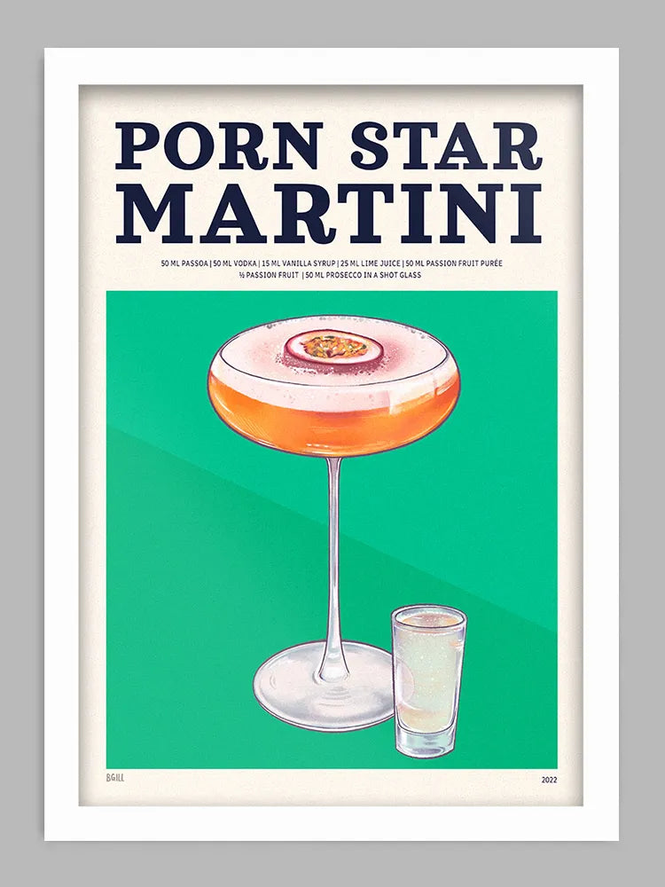 Pornstar Martini Print