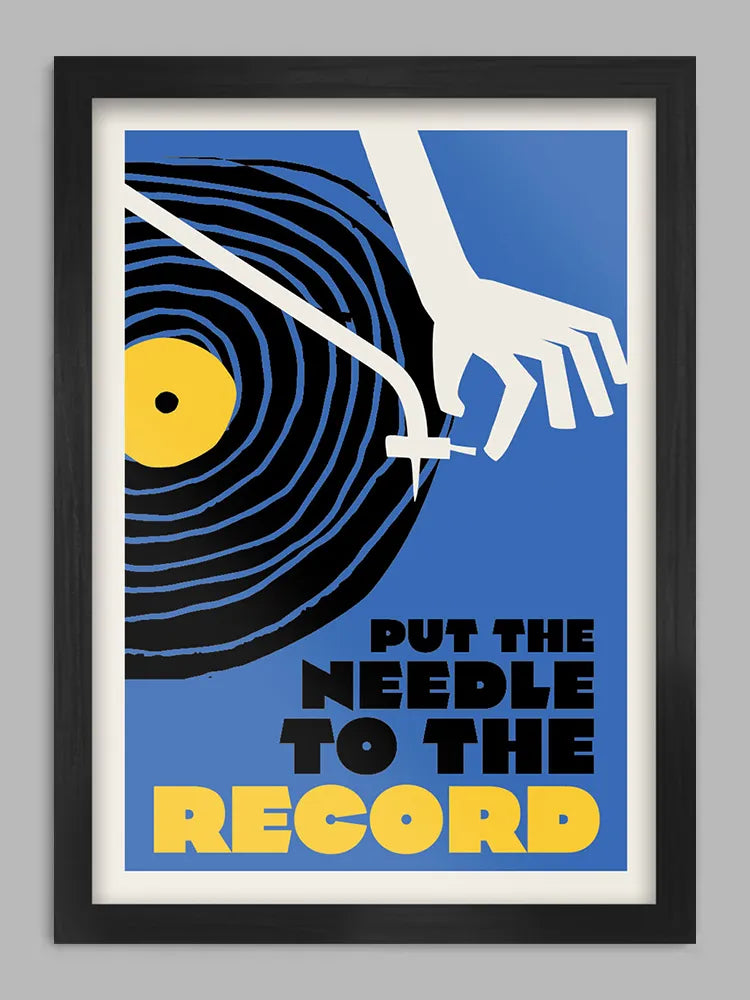 Put the Needle to the Record - Music Print