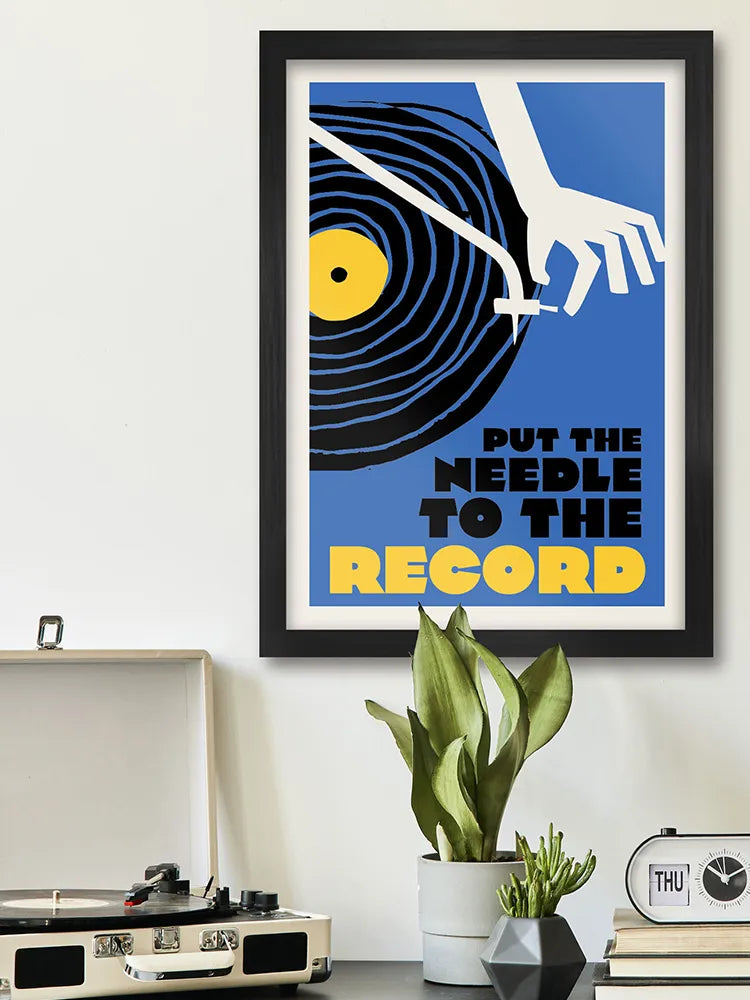 Put the Needle to the Record - Music Print