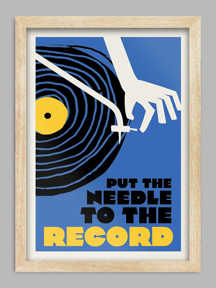 Put the Needle to the Record - Music Print