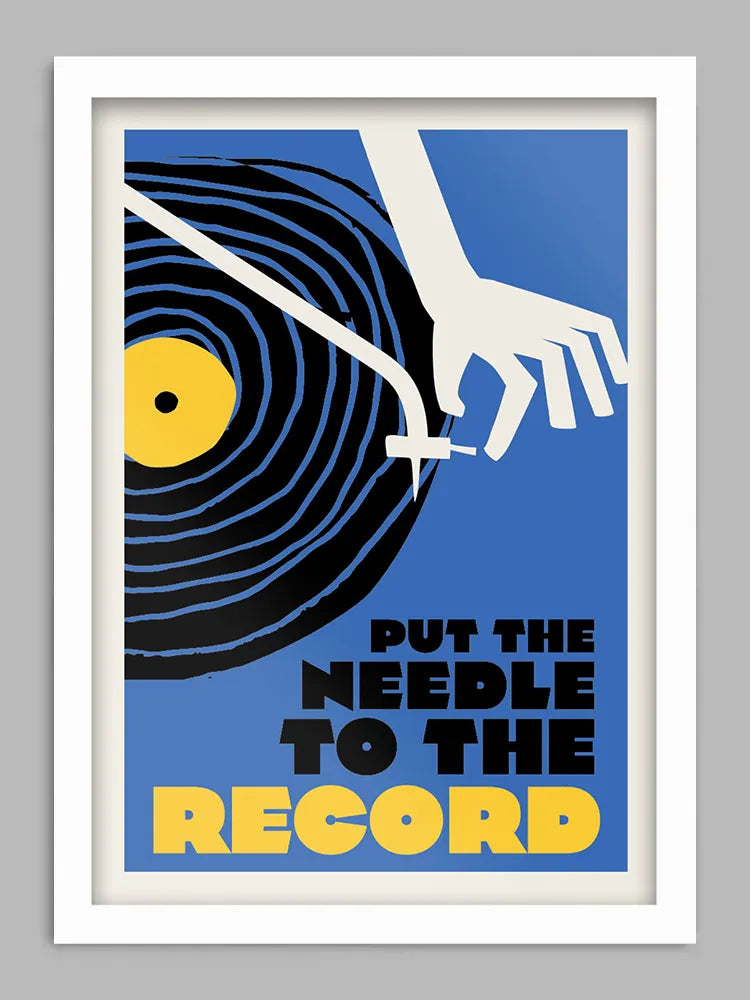 Put the Needle to the Record - Music Print
