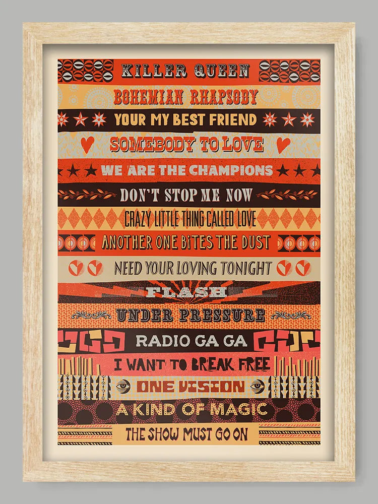 A Kind of Magic - Queen Music Print