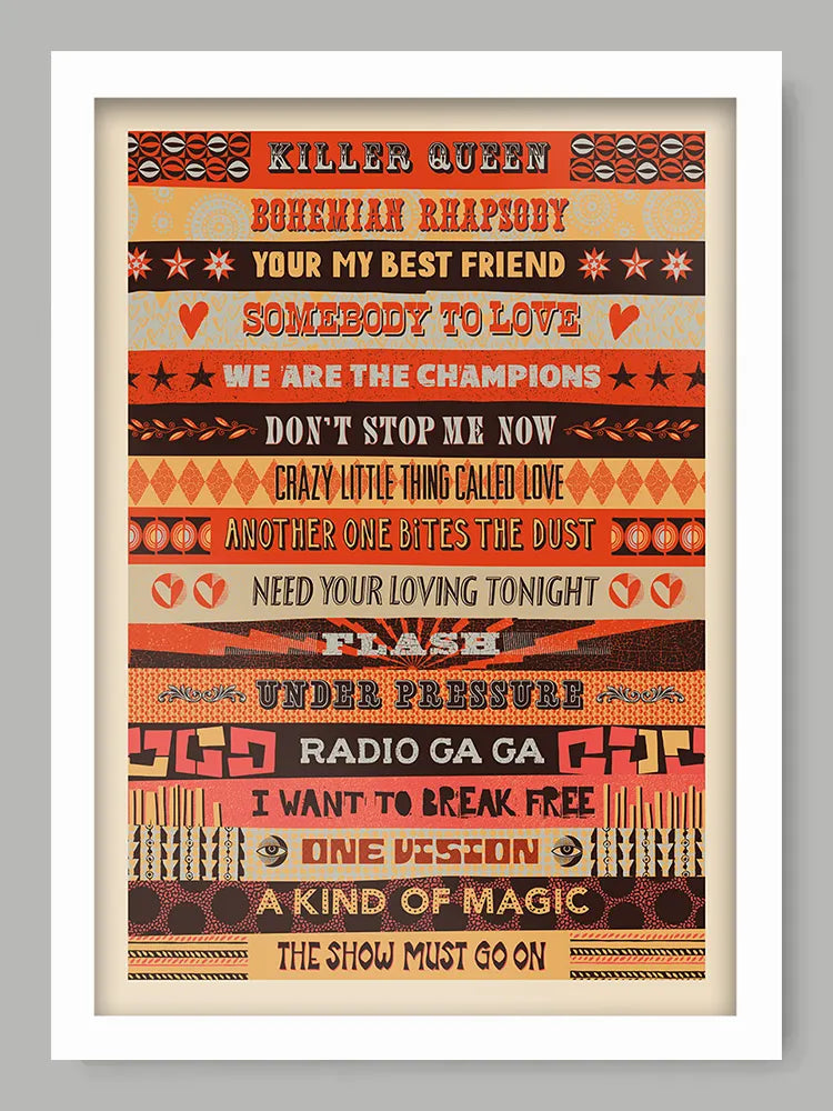 A Kind of Magic - Queen Music Poster Print