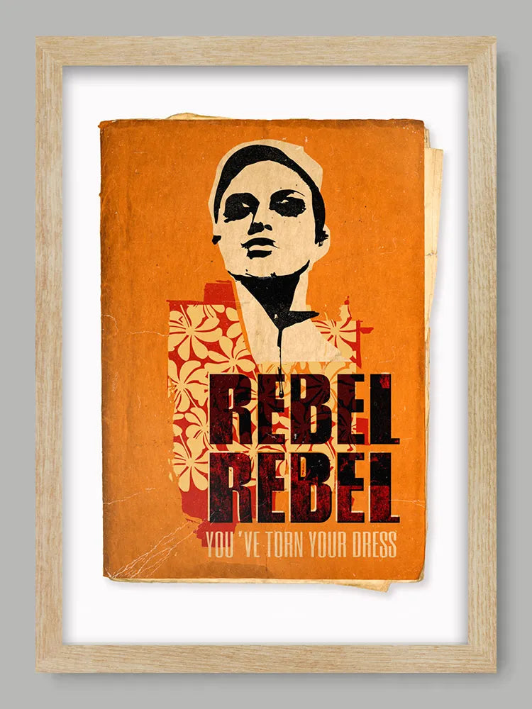 Rebel Rebel - Music Print