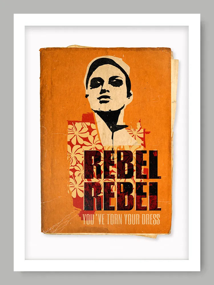 Rebel Rebel - Music Print