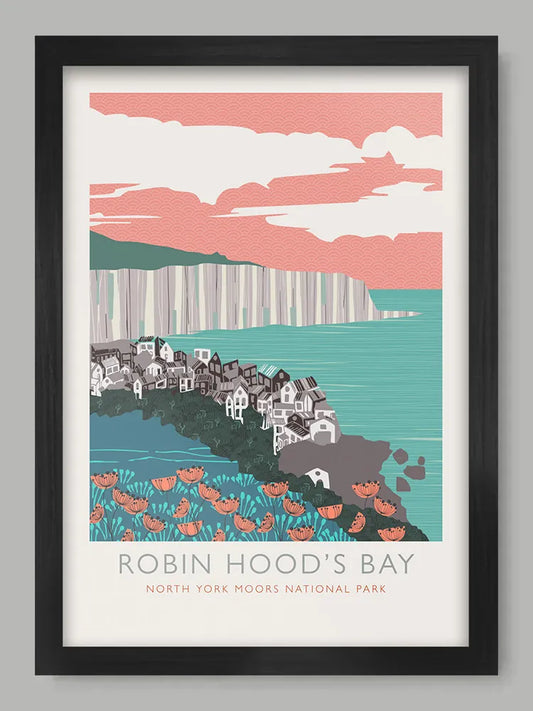 Robin Hoods Bay - Poster Print