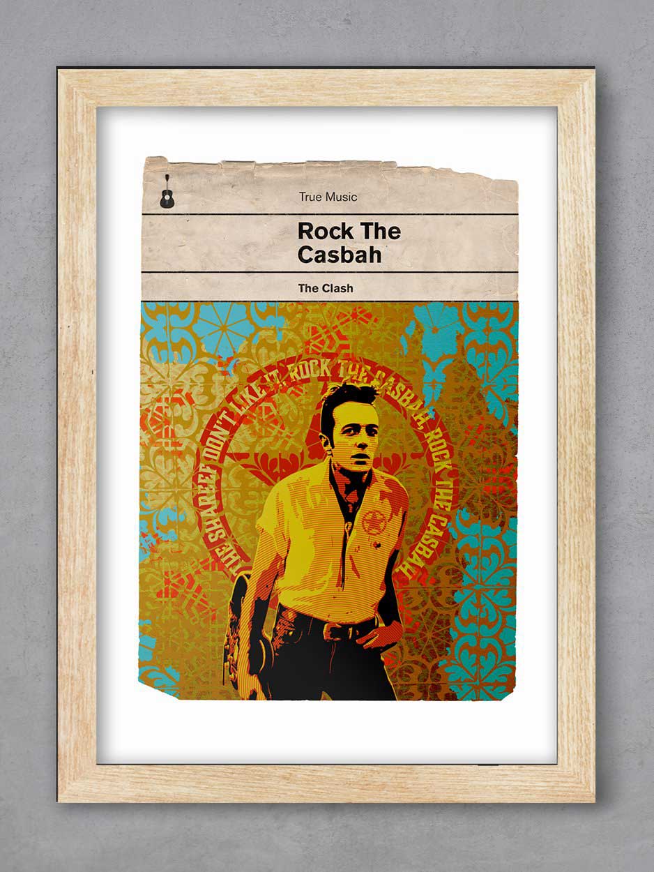 Rock The Casbah - The Clash Music Print