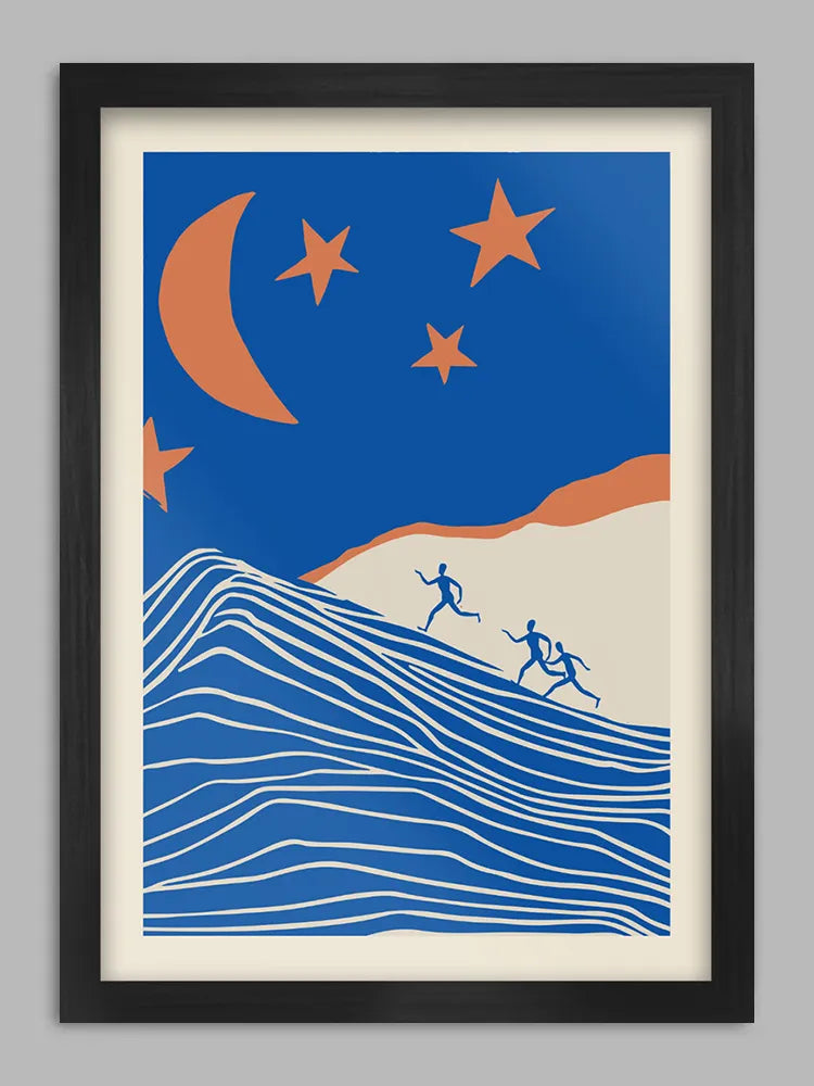 Running The Trail Print