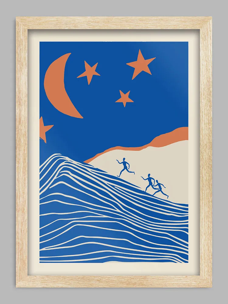 Running The Trail Print