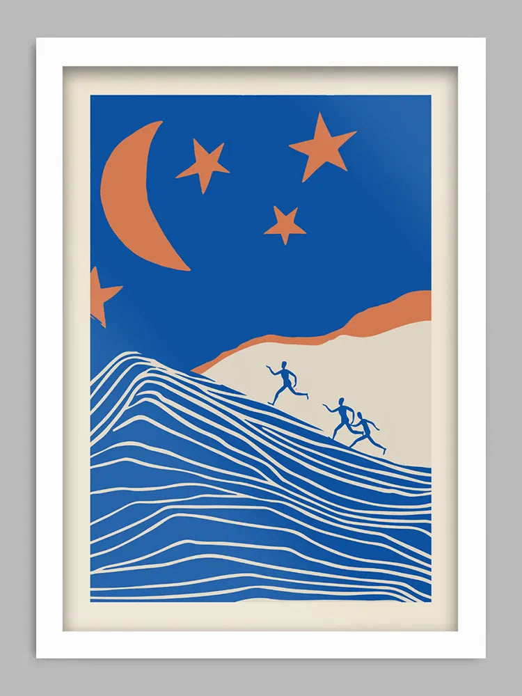 Running The Trail Print