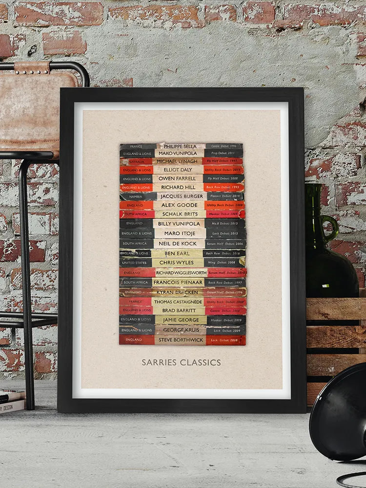 Saracens Classics - Rugby poster print