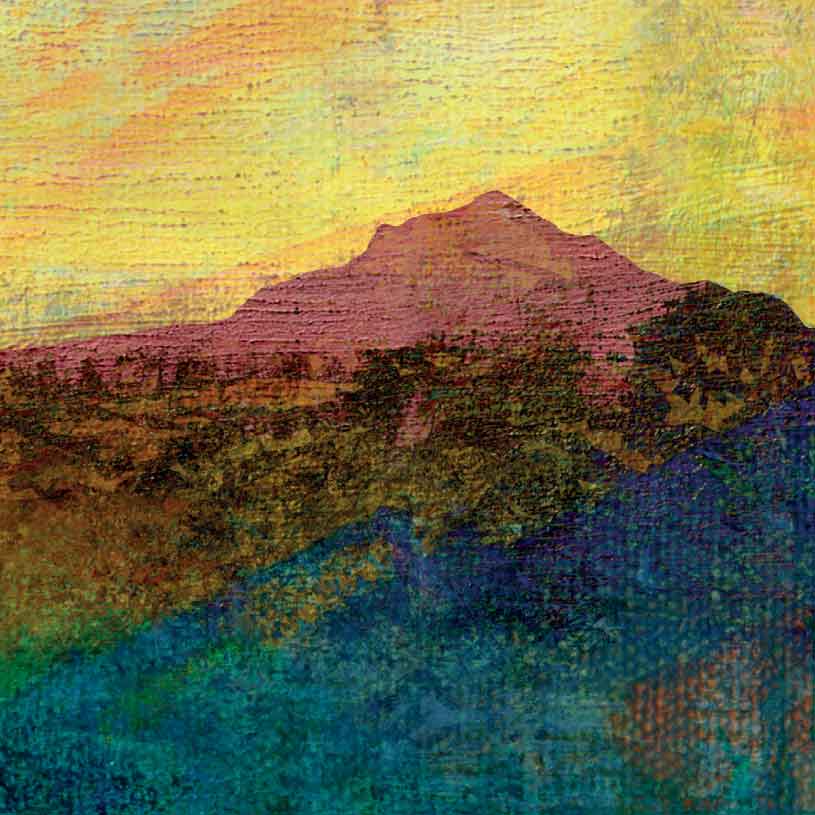 Scafell Pike Abstract - Lake District Print