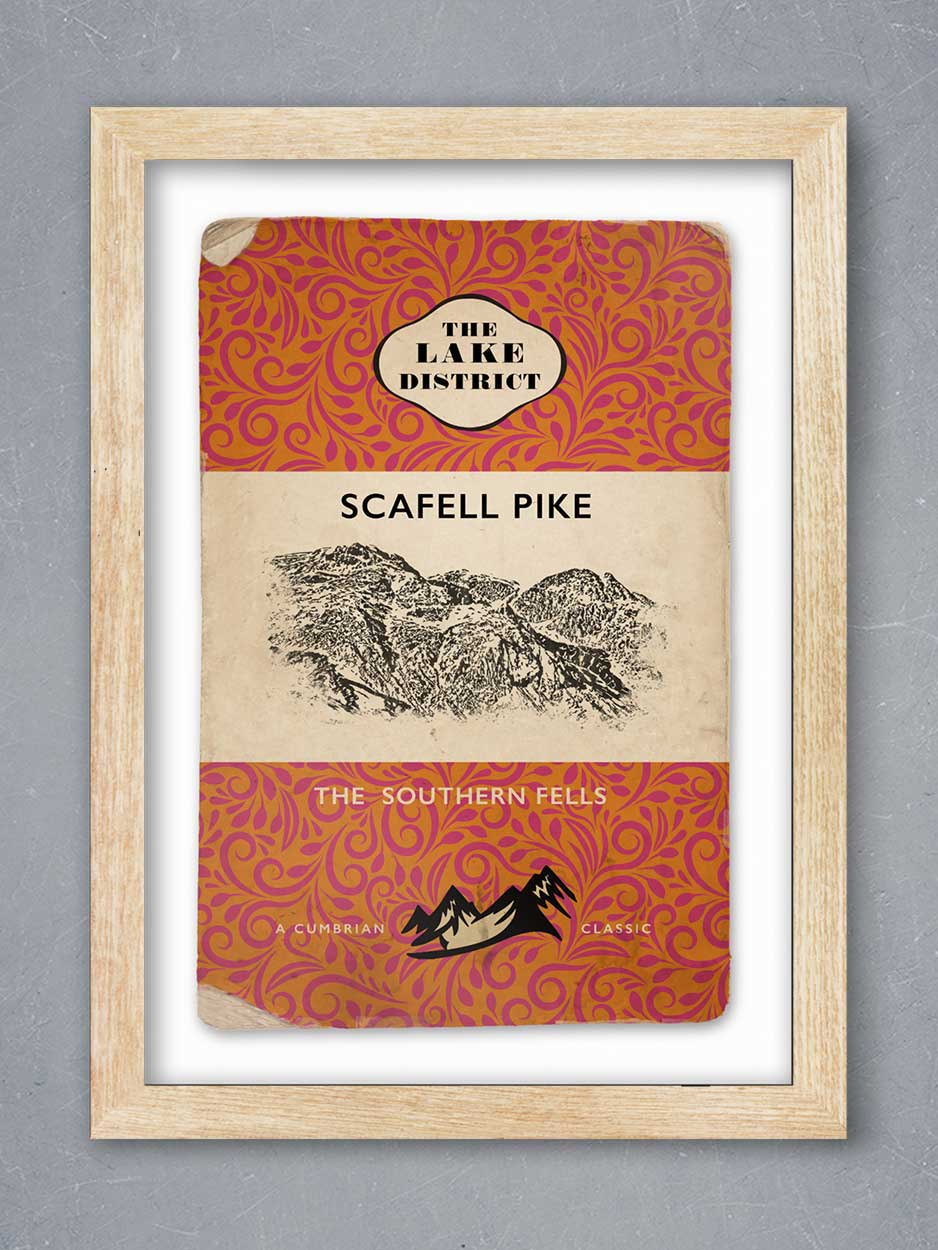 Scafell Pike Cumbrian Classic - Lake District Print
