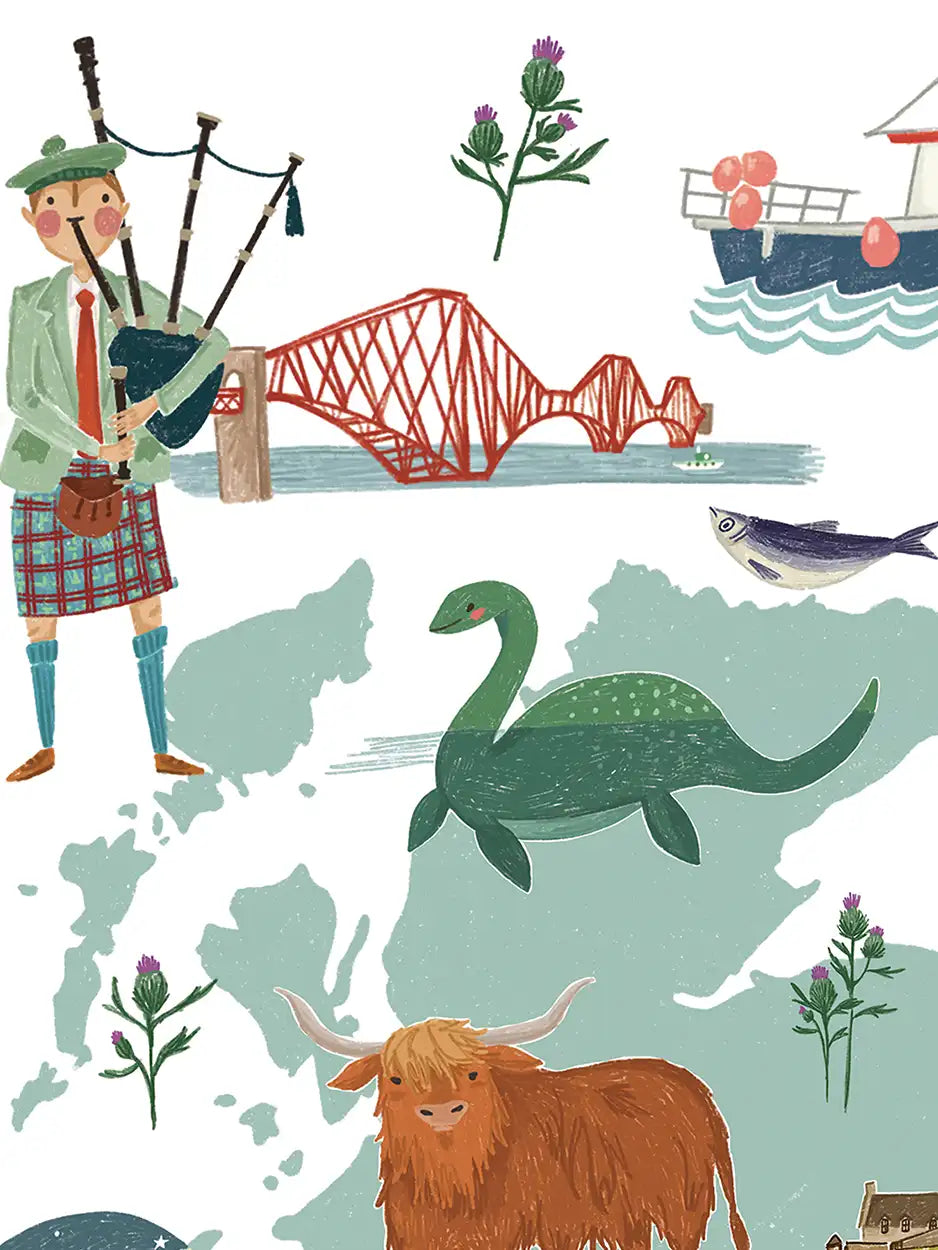 Scotland Loves You Print