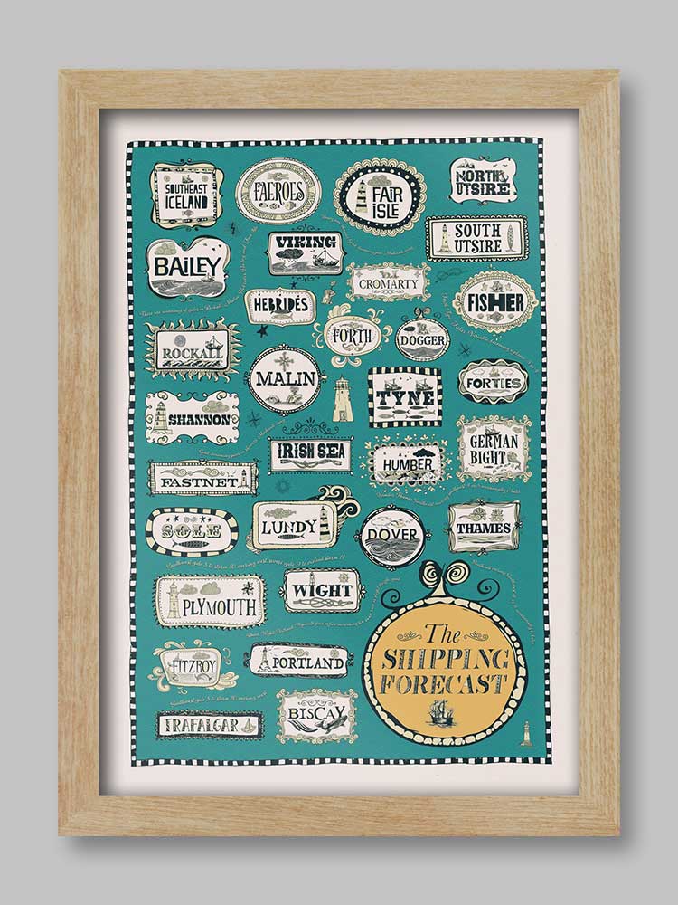 Shipping Forecast - Sea Blue