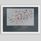 Shirts of the Peloton 2 - Cycling Poster Print