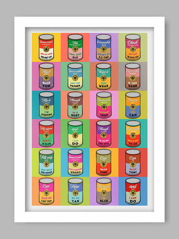 Sitting in a Tin Can - Space Oddity Music Poster Print